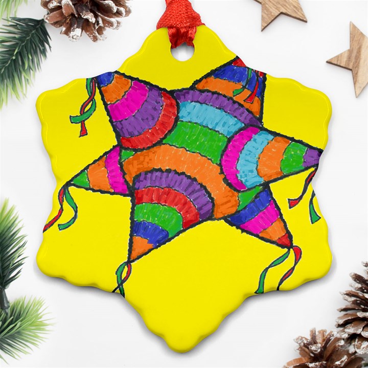 la piNata Snowflake Ornament