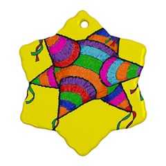 La Pinata Snowflake Ornament (two Sides)