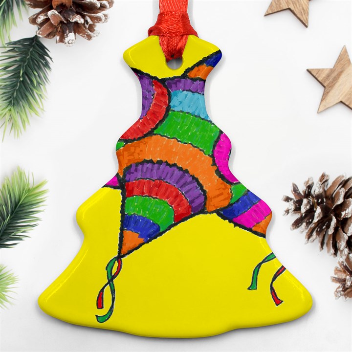 la piNata Christmas Tree Ornament (Two Sides)