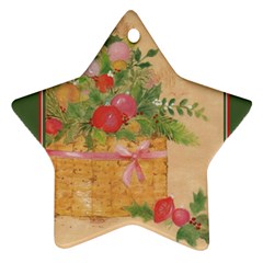 Oil Painting Star Ornament