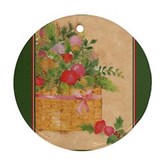 Oil Painting Round Ornament (two Sides)