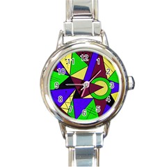 Modern Round Italian Charm Watch