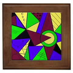 Modern Framed Ceramic Tile