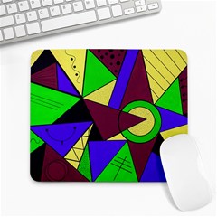 Modern Large Mouse Pad (rectangle) by Siebenhuehner