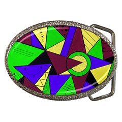 Modern Belt Buckle (oval)