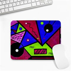 Modern Art Small Mouse Pad (rectangle) by Siebenhuehner