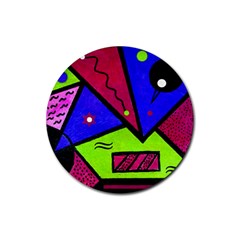 Modern Art Drink Coaster (round) by Siebenhuehner