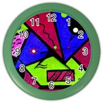 Modern Art Wall Clock (Color) Front