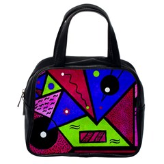 Modern Art Classic Handbag (one Side) by Siebenhuehner