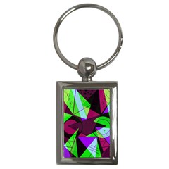 Modern Art Key Chain (rectangle)