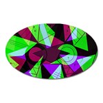 Modern Art Magnet (Oval) Front