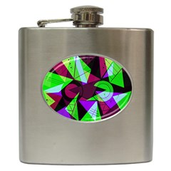 Modern Art Hip Flask