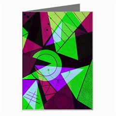 Modern Art Greeting Card by Siebenhuehner