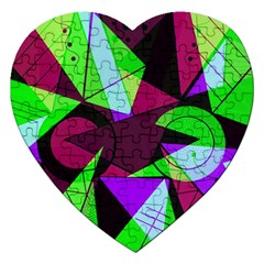 Modern Art Jigsaw Puzzle (heart)