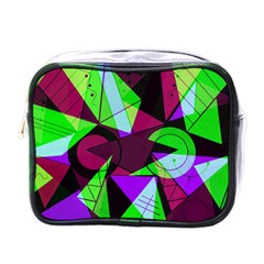 Modern Art Mini Travel Toiletry Bag (one Side)