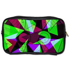 Modern Art Travel Toiletry Bag (one Side)