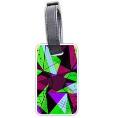 Modern Art Luggage Tag (one Side) by Siebenhuehner