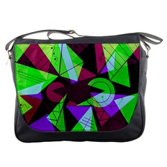 Modern Art Messenger Bag