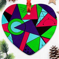 Modern Art Heart Ornament by Siebenhuehner