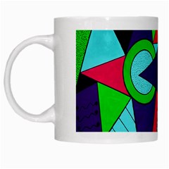 Modern Art White Coffee Mug