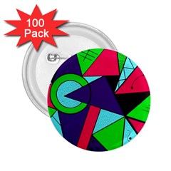 Modern Art 2 25  Button (100 Pack)