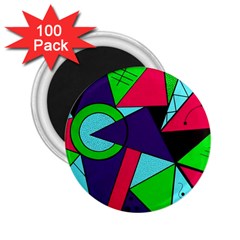 Modern Art 2 25  Button Magnet (100 Pack)