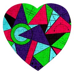 Modern Art Jigsaw Puzzle (heart)