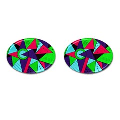 Modern Art Cufflinks (oval) by Siebenhuehner