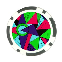 Modern Art Poker Chip