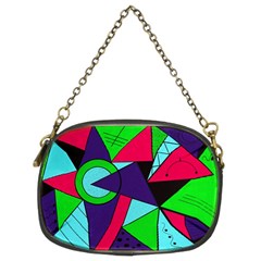 Modern Art Chain Purse (two Sided) 