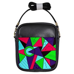 Modern Art Girl s Sling Bag