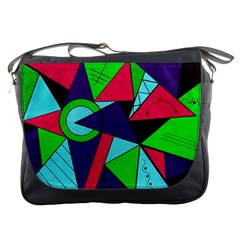 Modern Art Messenger Bag