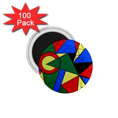 Modern Art 1 75  Button Magnet (100 Pack)