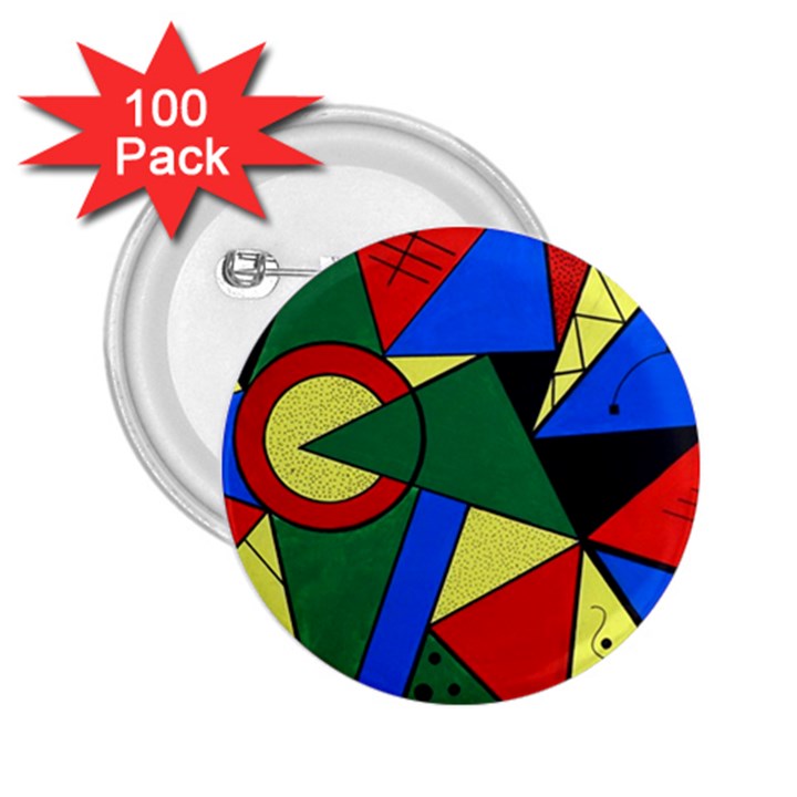 Modern Art 2.25  Button (100 pack)