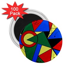 Modern Art 2 25  Button Magnet (100 Pack)