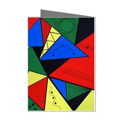 Modern Art Mini Greeting Card (8 Pack) by Siebenhuehner