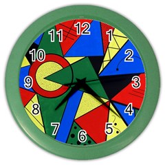 Modern Art Wall Clock (color)