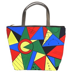 Modern Art Bucket Bag