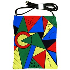 Modern Art Shoulder Sling Bag by Siebenhuehner