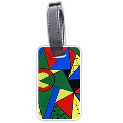 Modern Art Luggage Tag (one Side) by Siebenhuehner