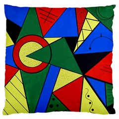 Modern Art Large Cushion Case (single Sided) 