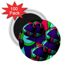 Balls 2 25  Button Magnet (100 Pack)