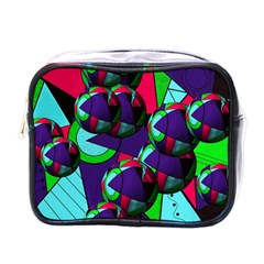 Balls Mini Travel Toiletry Bag (one Side) by Siebenhuehner