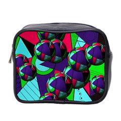 Balls Mini Travel Toiletry Bag (two Sides)