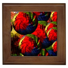 Balls Framed Ceramic Tile