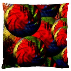 Balls Large Cushion Case (Single Sided) 