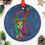 Buffoon Round Ornament (Two Sides) Front