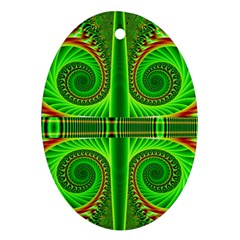 Design Oval Ornament (two Sides)