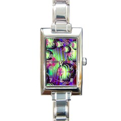 Balls Rectangular Italian Charm Watch by Siebenhuehner