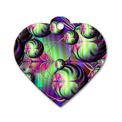 Balls Dog Tag Heart (one Sided)  by Siebenhuehner